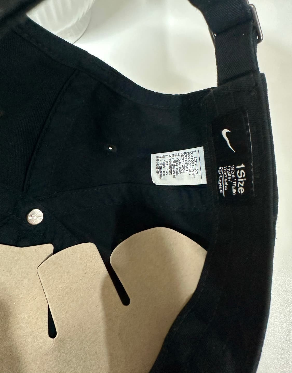 나이키 볼캡 블랙 남녀공용 모자 상품이미지4