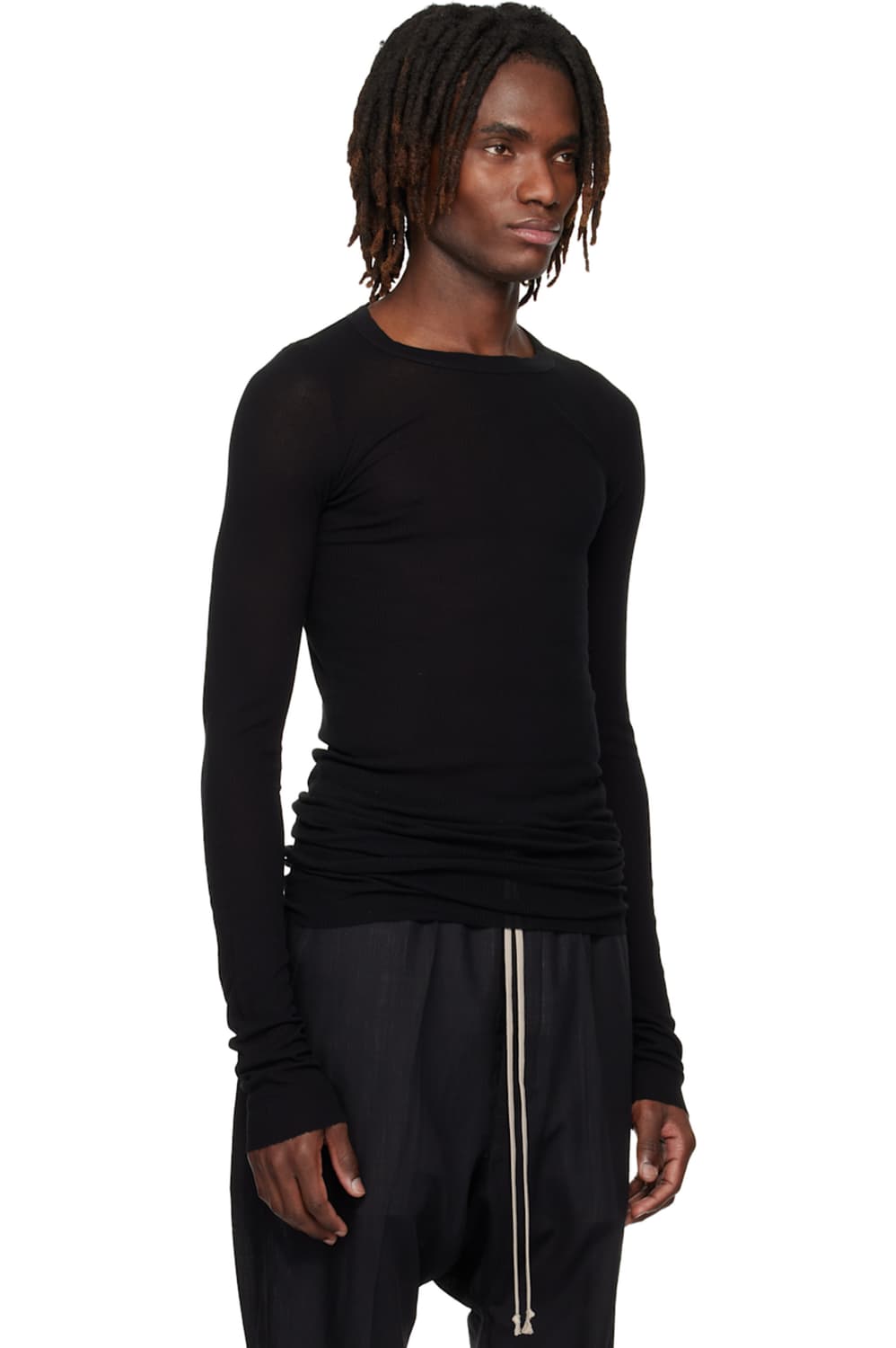 릭오웬스 SS25 립 롱슬리브 RC 블랙  상품이미지2