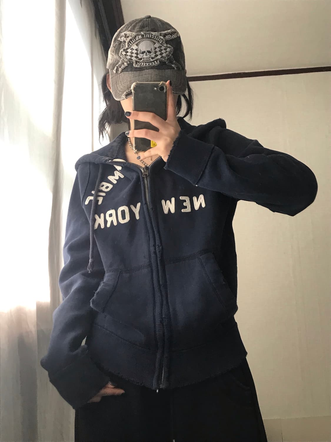 아베크롬비 네이비 후드집업 상품이미지2