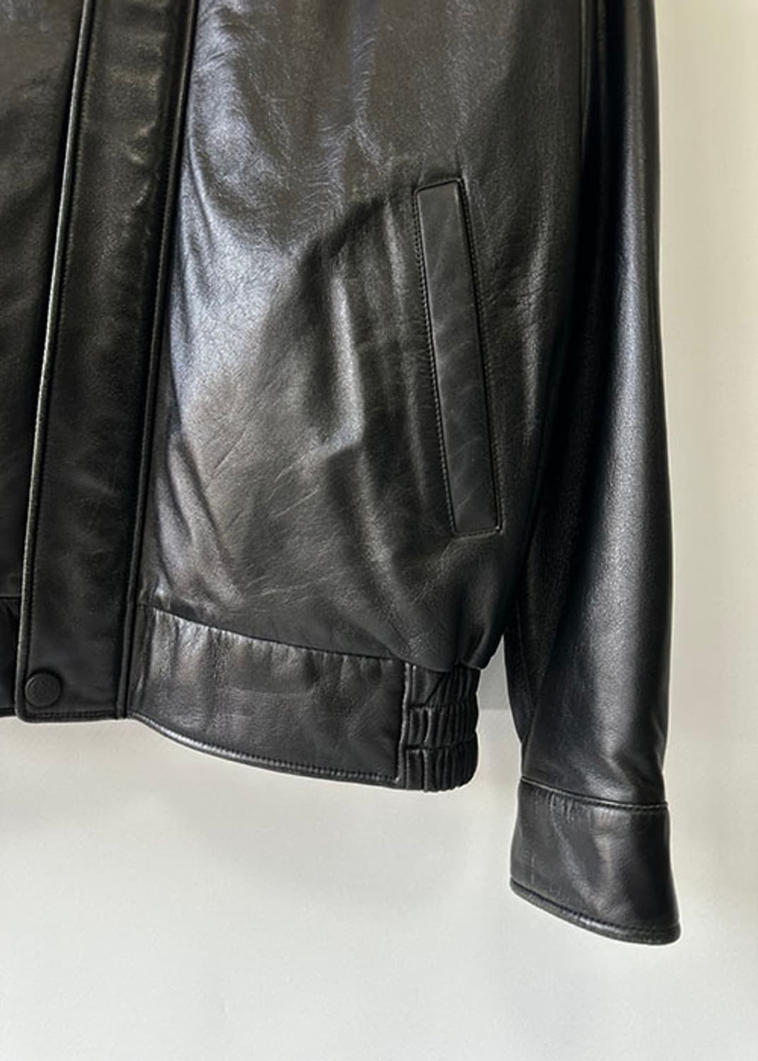 [105] ELK  NOSAMOURS 양가죽 봄버 점퍼 상품이미지5