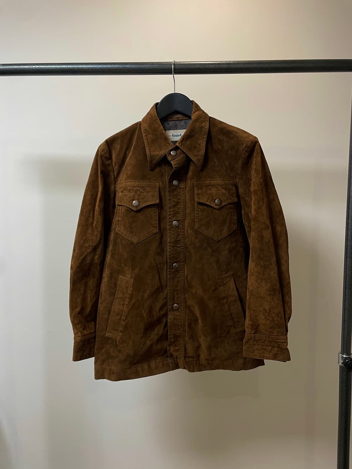 (L) Hunt 헌트 스웨이드 투포켓 셔츠 자켓 상품이미지1