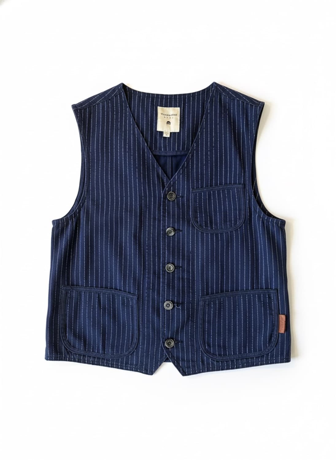 Thursday Island 스트라이프 워크베스트 조끼 L 상품이미지1