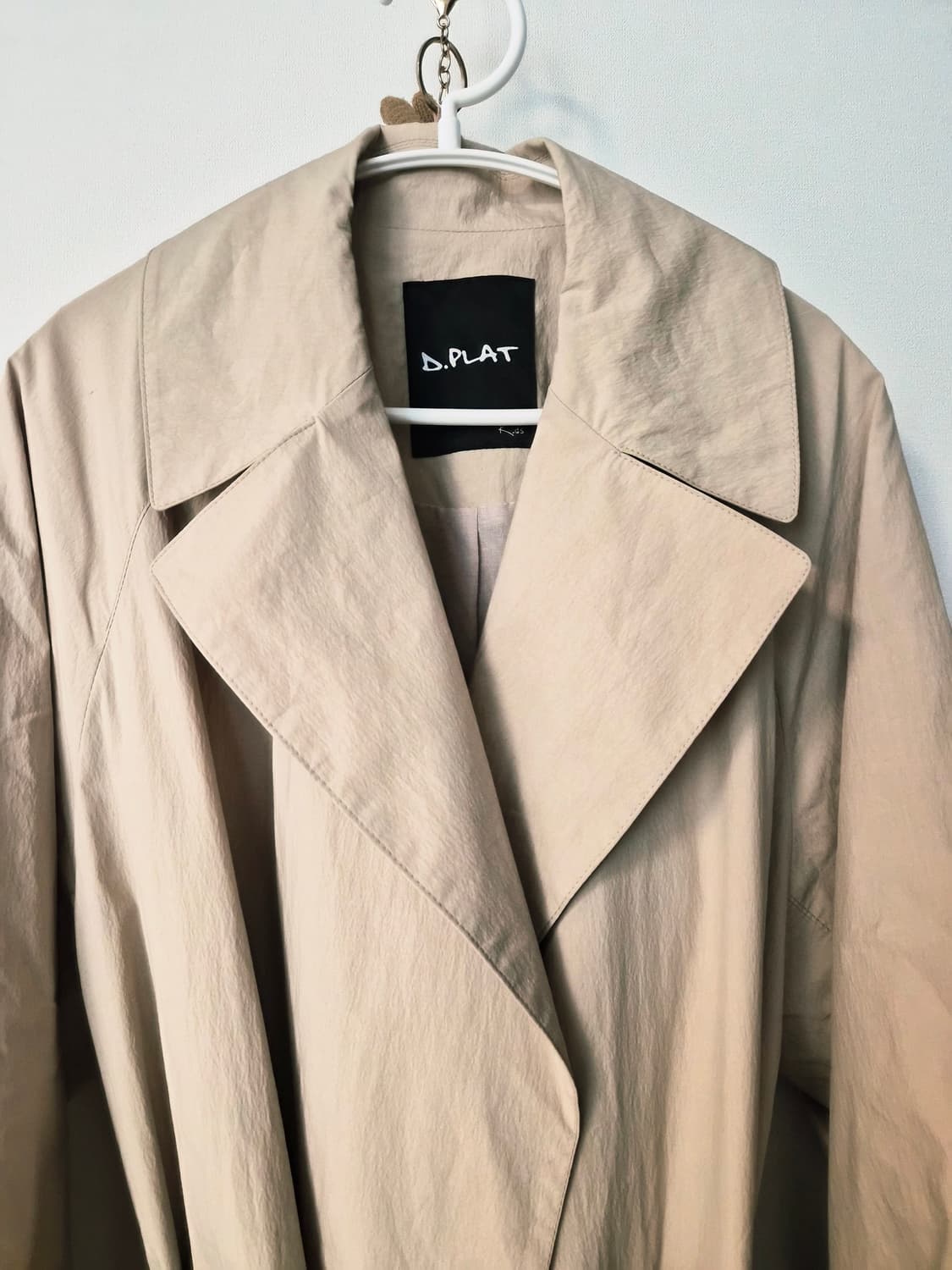 [새상품] D.PLAT 디플랫 프리미엄 트렌치코트 (M) 상품이미지3