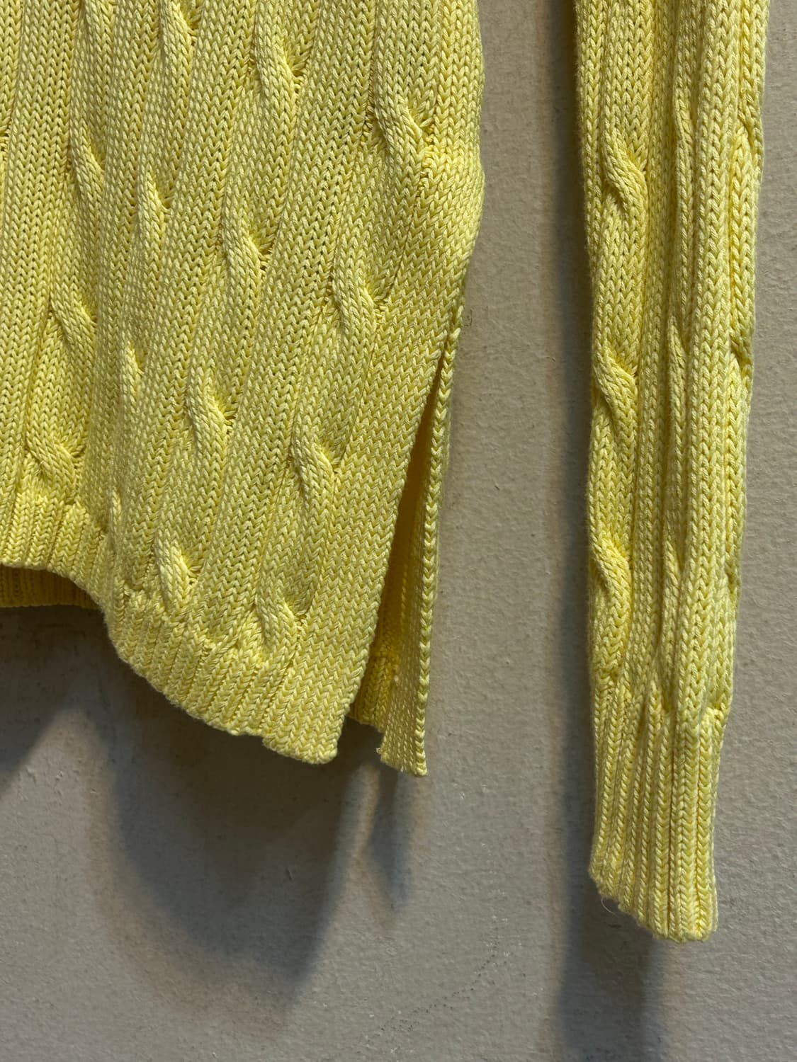 폴로 랄프로렌 케이블 브이넥 니트 스웨터 상품이미지4