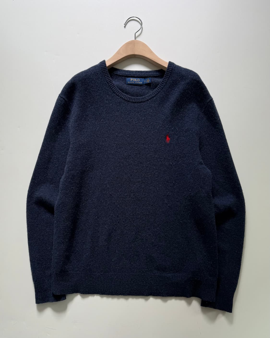 Polo 폴로 랄프로렌 신형 레드포니 데님블루 메리노울 니트 S 상품이미지3