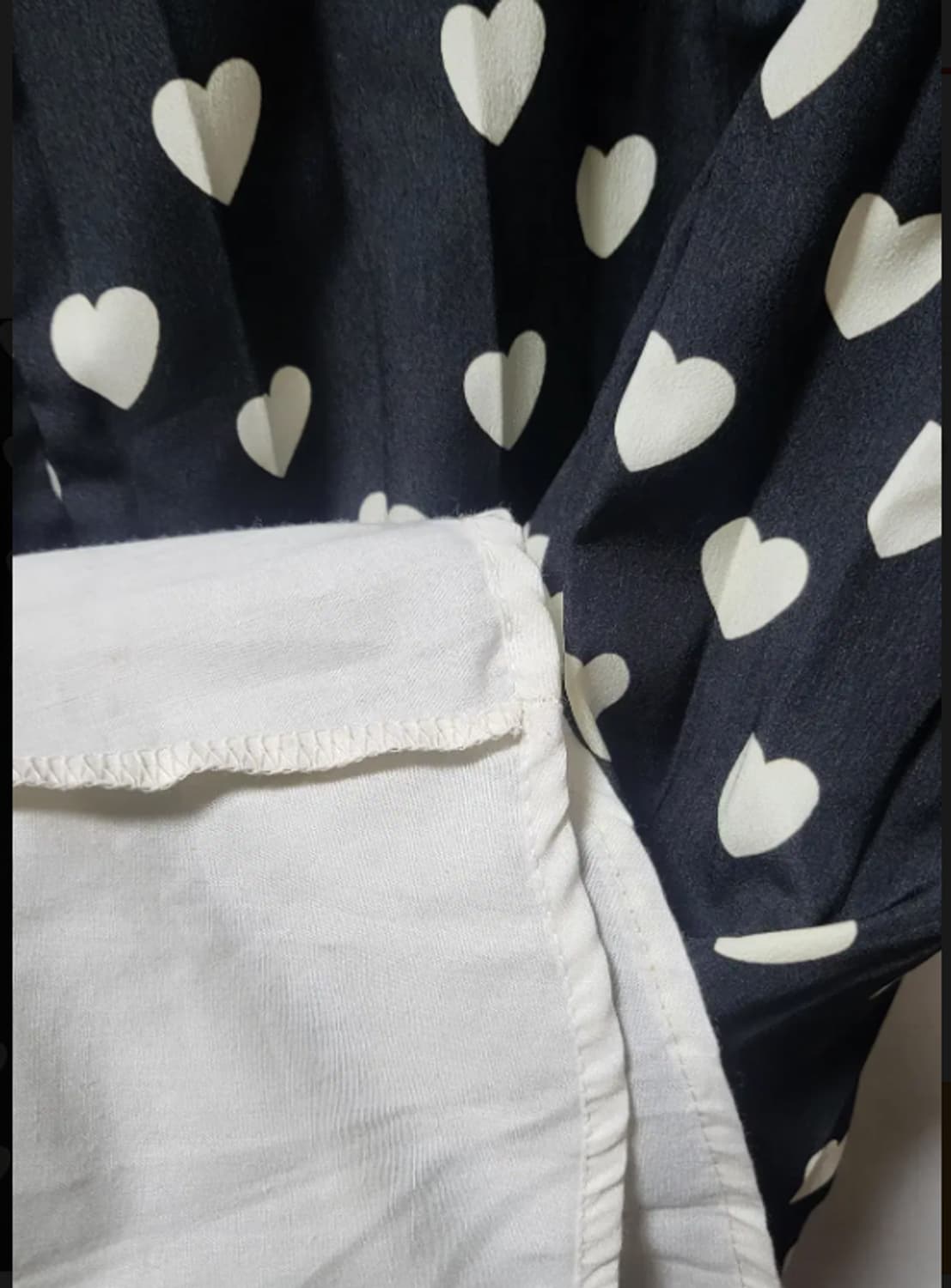 LMML 시그니처 블랙 하트 반팔 미니 원피스 상품이미지5