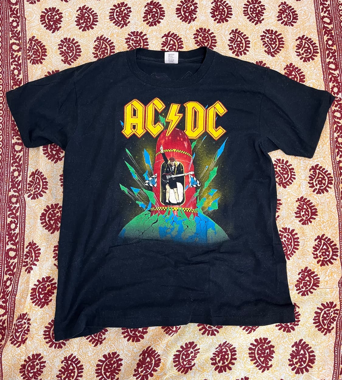 88년도 AC/DC 투어 티셔츠 상품이미지1