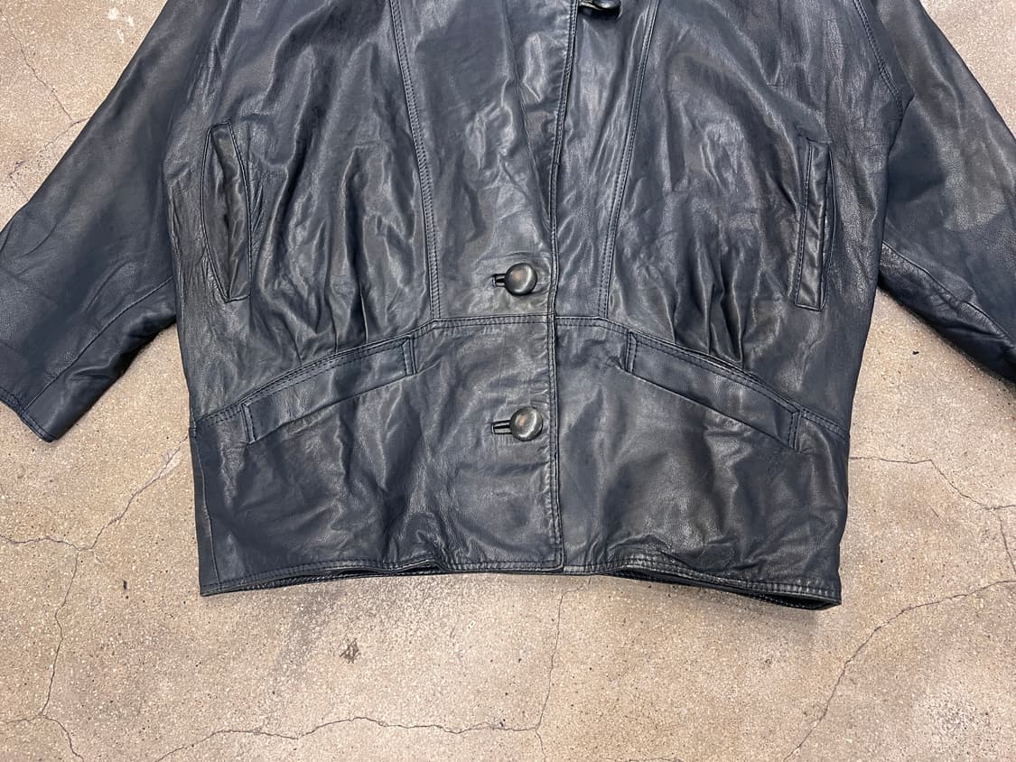 90’s 독일 Yessica 오버핏 가죽 자켓 상품이미지5