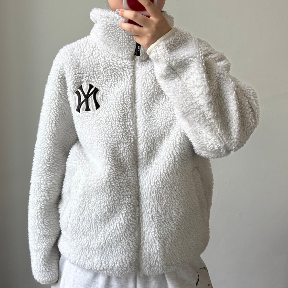 [M] MLB 화이트 플리스 상품이미지2