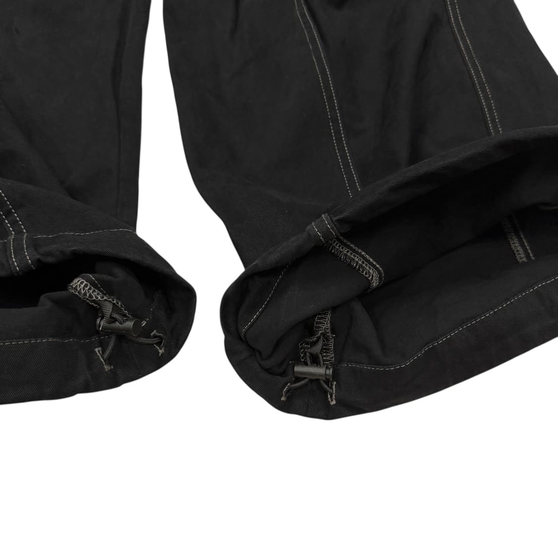 아캄 핀턱 스터드 코튼 팬츠 바지 블랙 1 상품이미지3