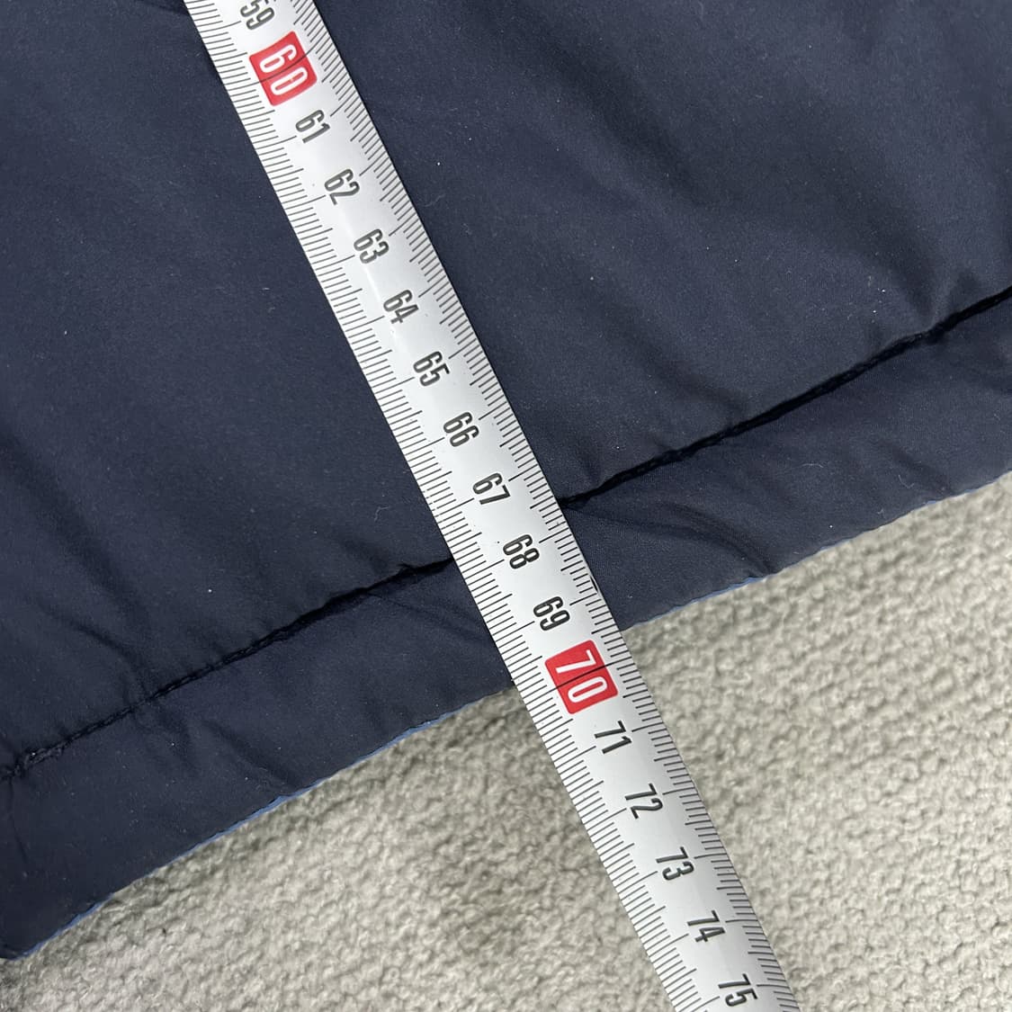 아디다스 삼선 블루 후드 패딩 점퍼 95-100 상품이미지6