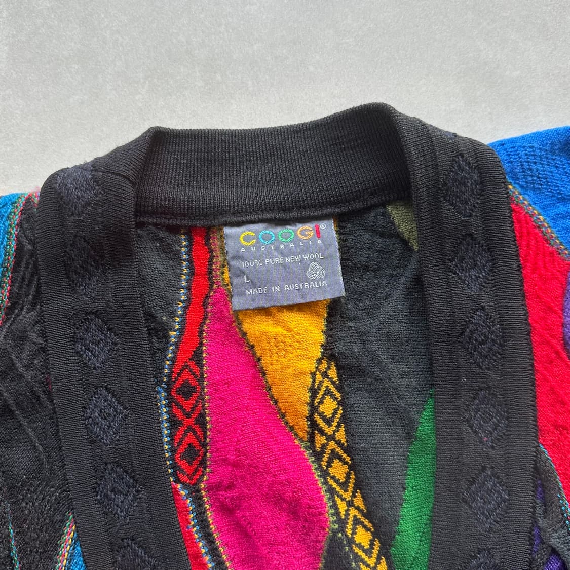 [L]쿠지 COOGI 케이블 니트 가디건 상품이미지9