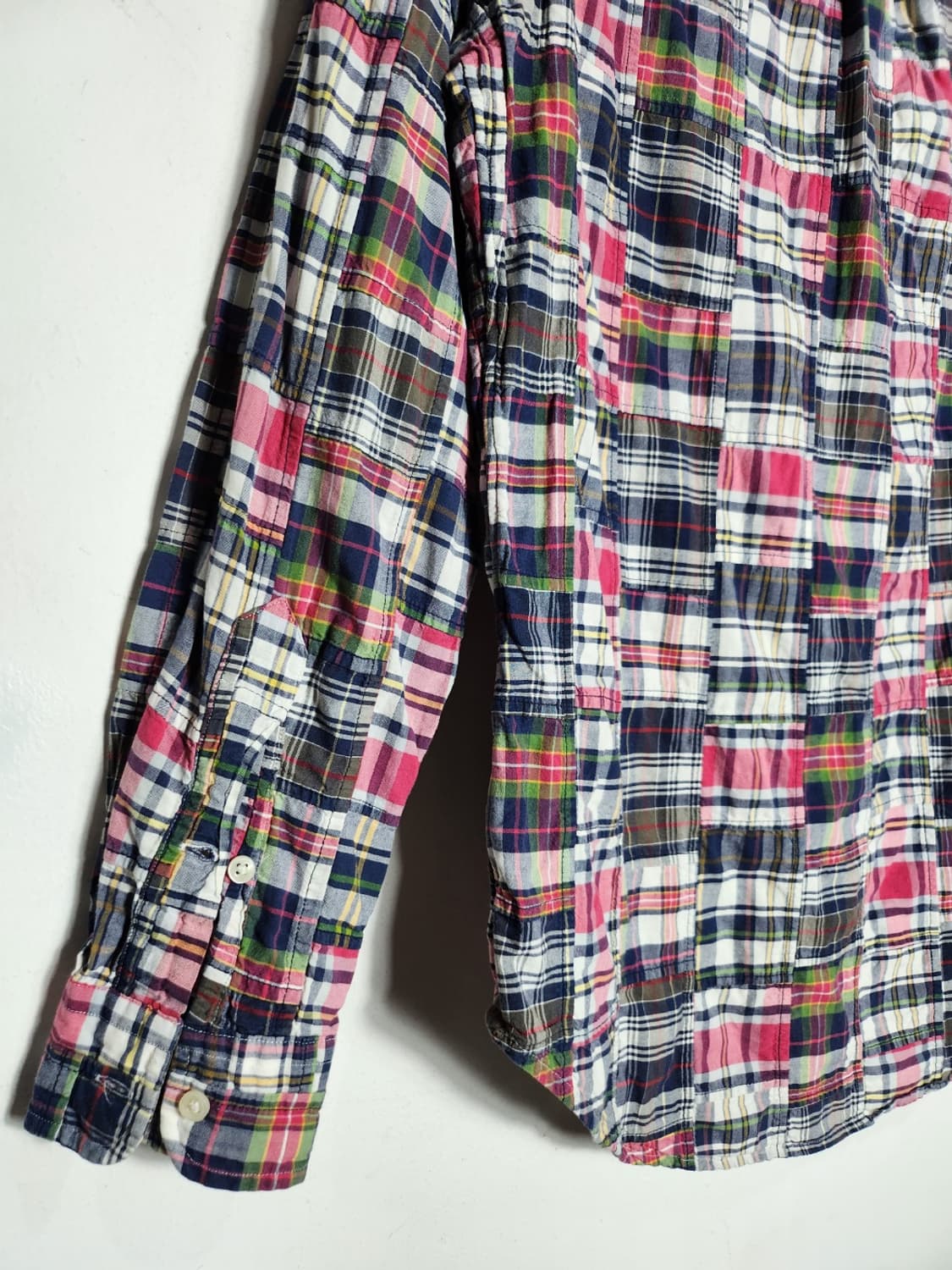 S 폴로 랄프로렌 마드라스 패치워크 체크 셔츠 상품이미지4