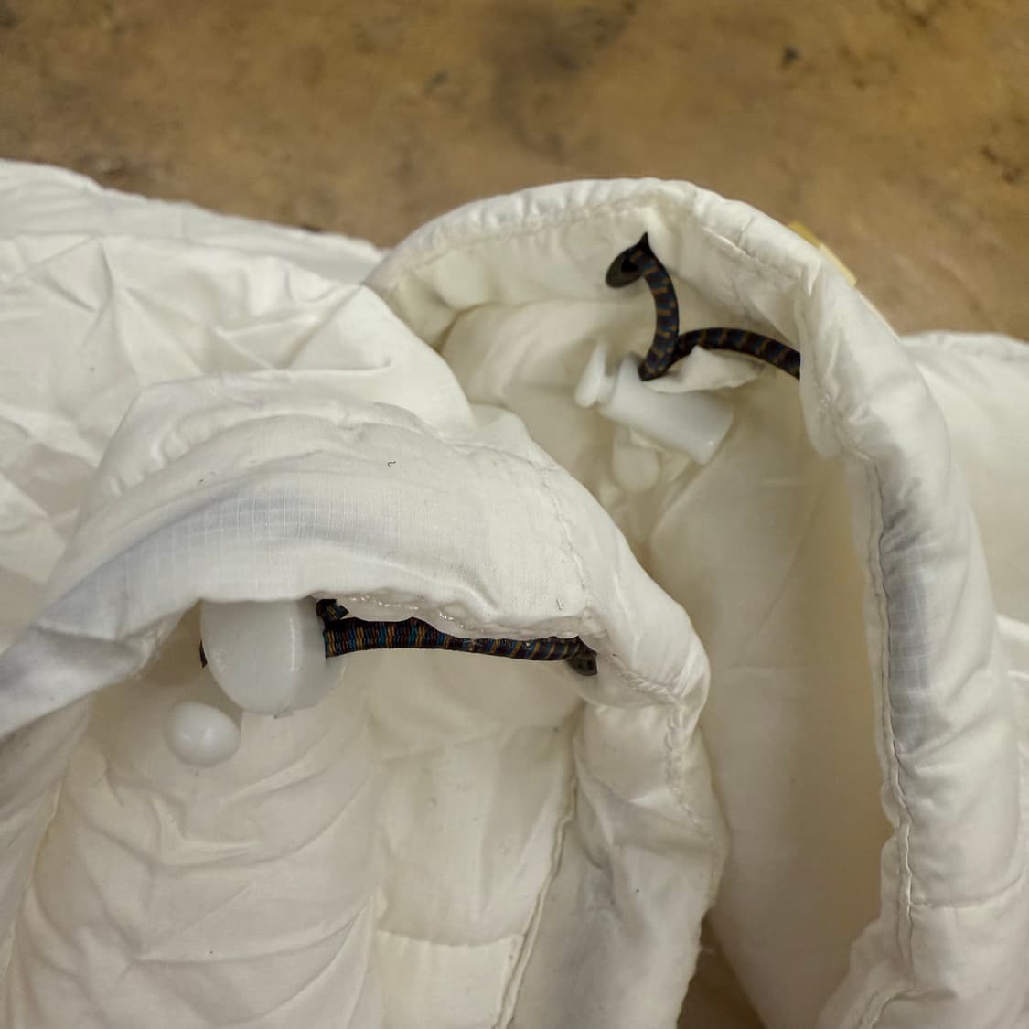 [정품/100] 노스페이스 화이트 패딩 조끼 b14 상품이미지6