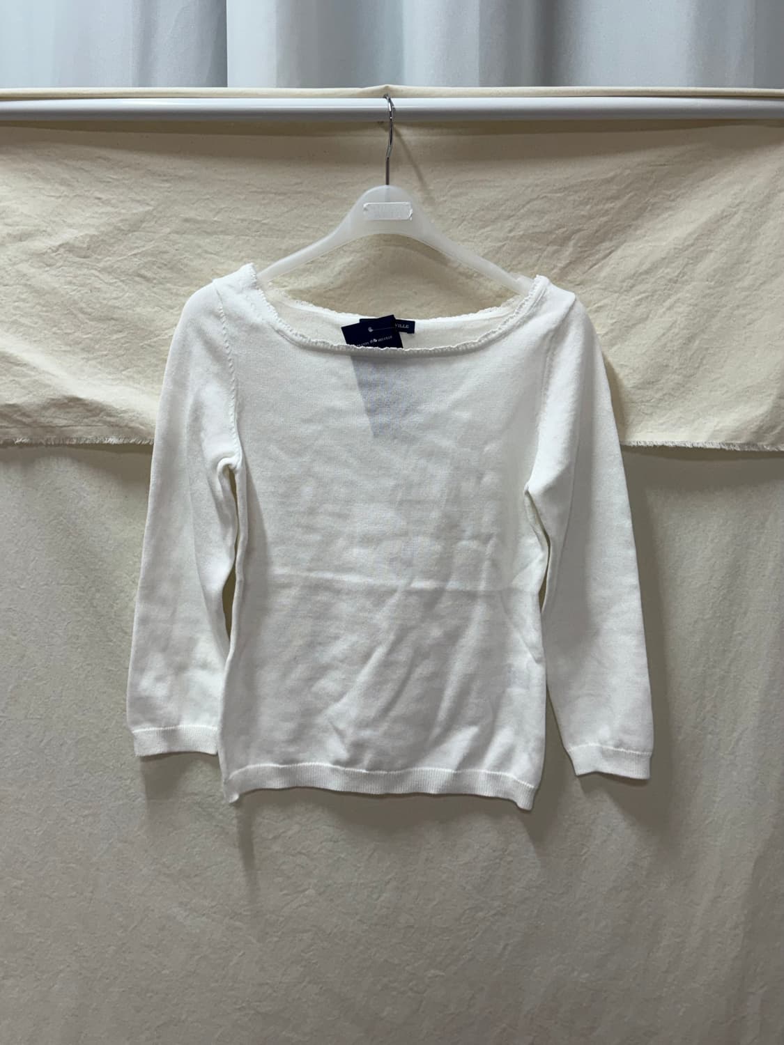 브랜디멜빌 니트탑 화이트 상품이미지3