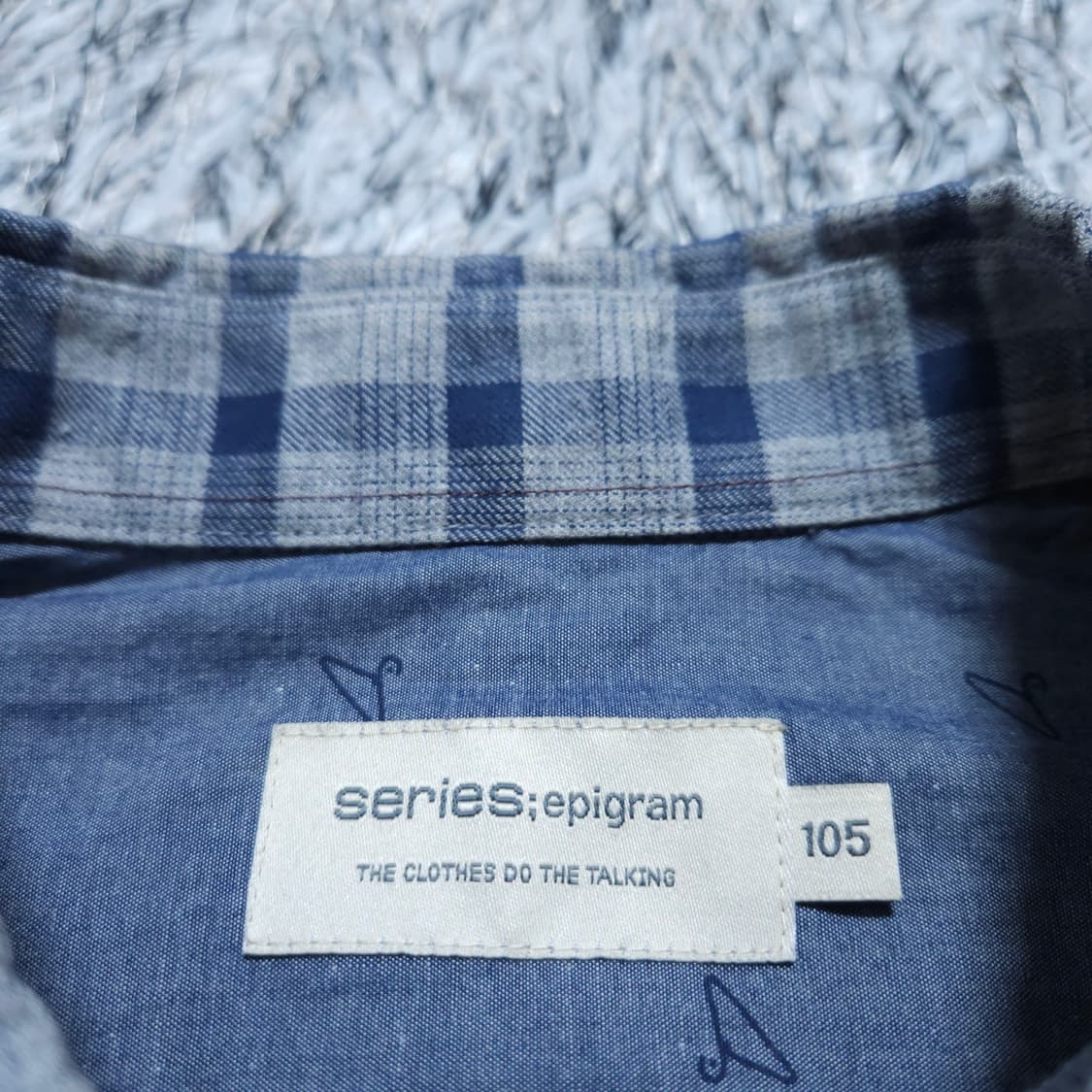 시리즈에피그램)100 남자 춘추 체크셔츠남방 / 왕눈이샵 상품이미지9