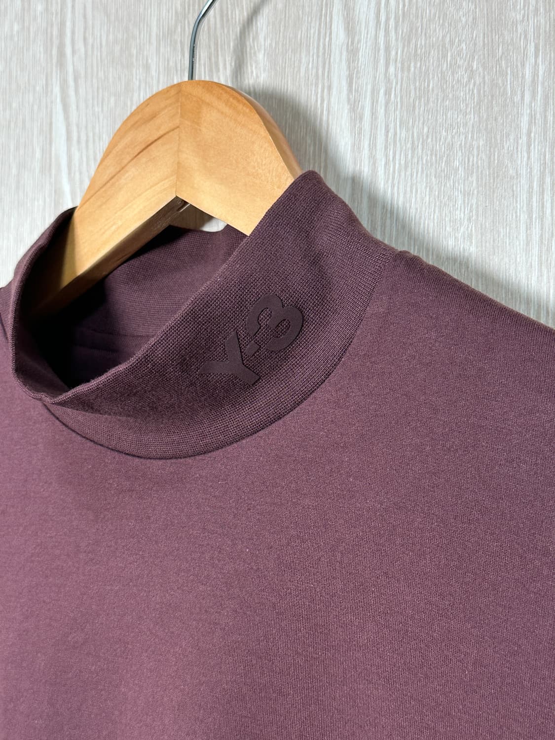 새상품)Y3 y-3 폴라넥 롱슬리브 100/ 버건디 요지야마모토 상품이미지2