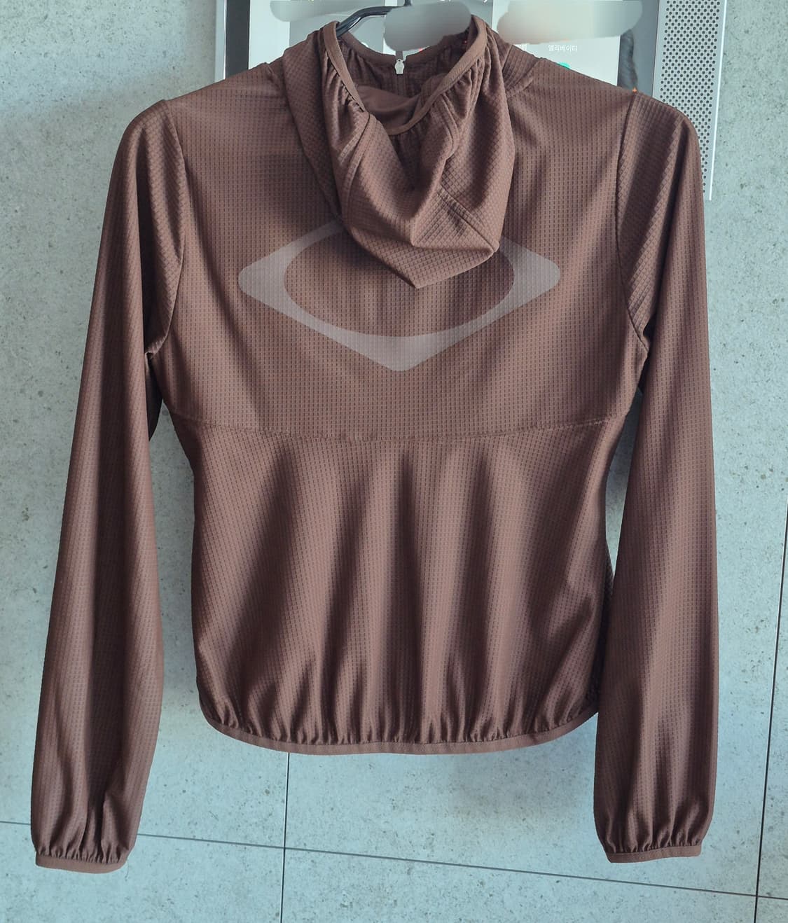 미스치프 후디드 와플 집업 브라운 상품이미지3