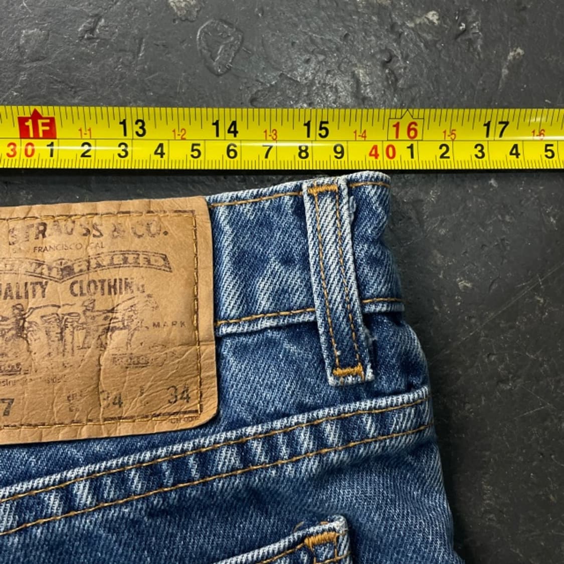 34 리바이스 607 오렌지탭 청바지  상품이미지8