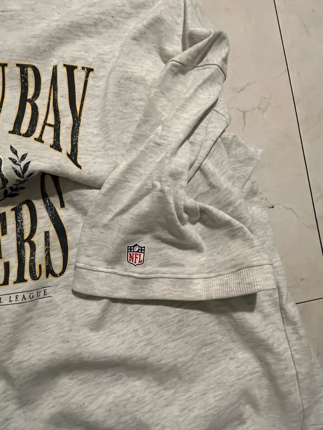 GU x NFL 코튼 반팔 져지 티셔츠 그레이 상품이미지5