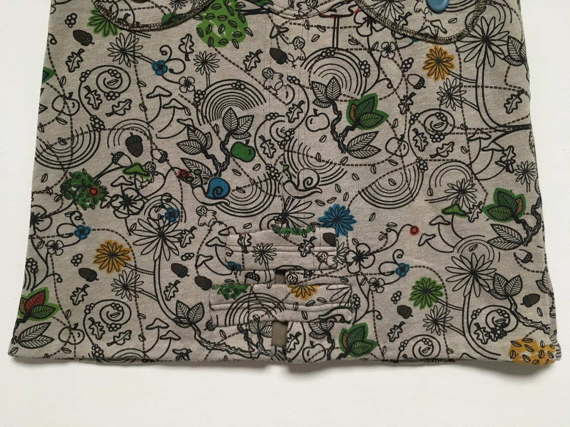 vintage acorn double pattern skirt beige 상품이미지8