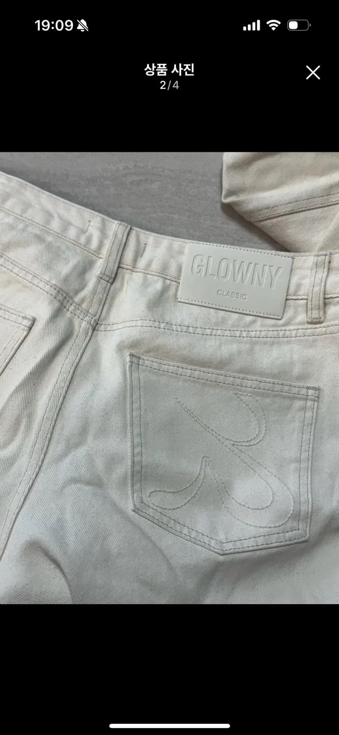 글로니 제인 진 화이트 s THE JANE JEANS glowny 상품이미지2