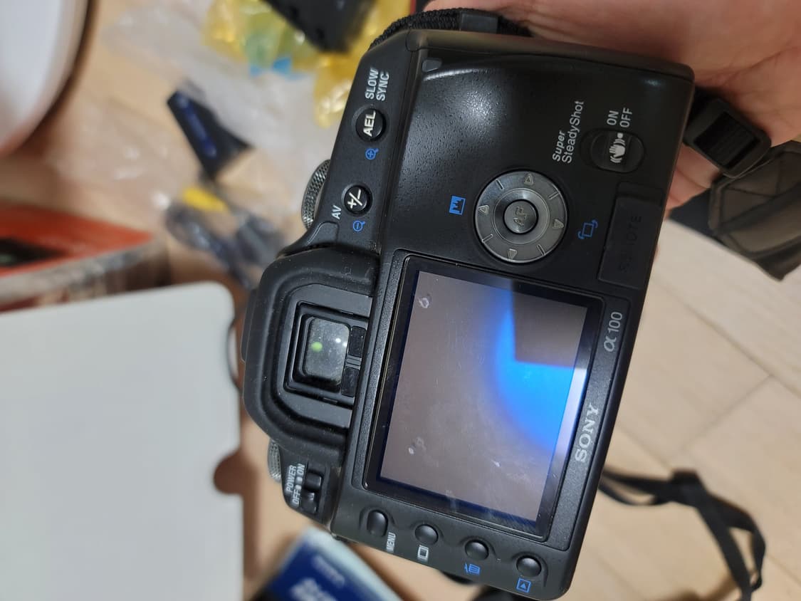 소니 알파100 A100 DSLR 풀세트 디카 렌즈2개 포함 디지털카메라 상품이미지8