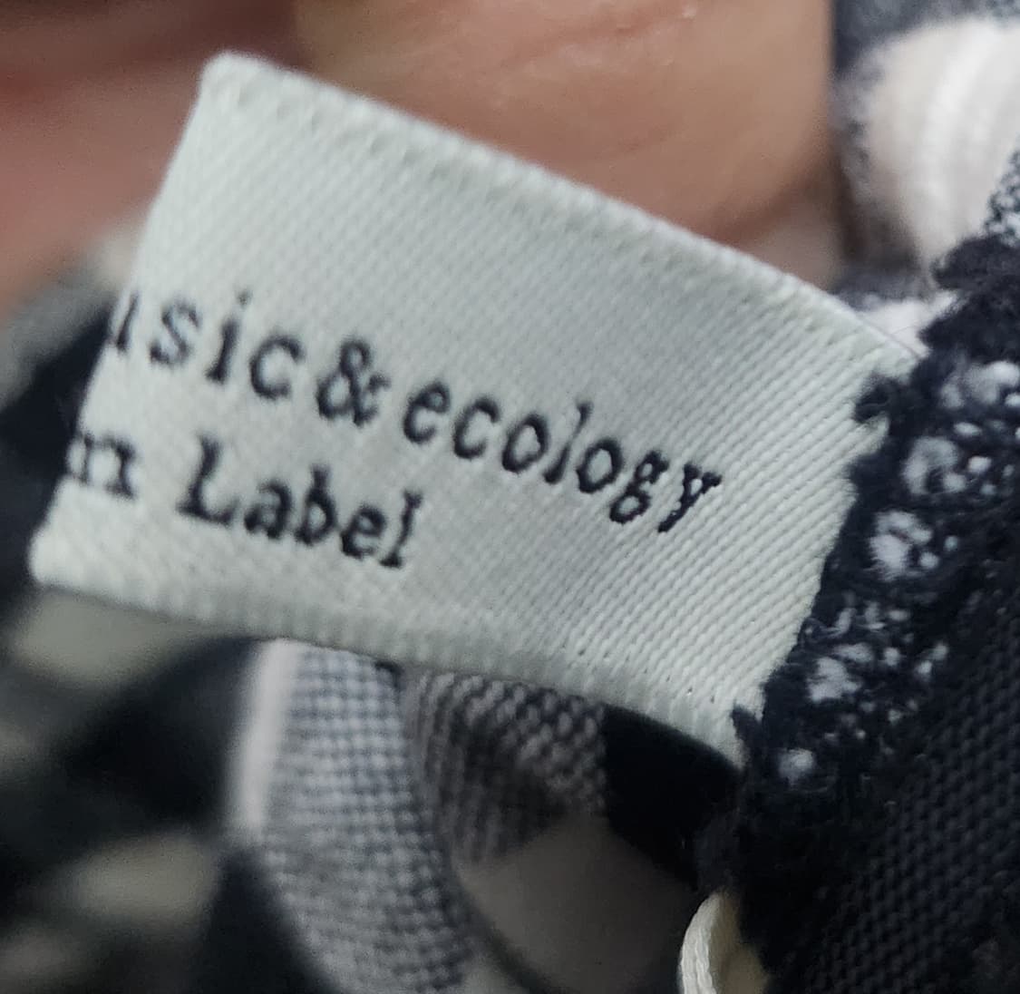 어스뮤직 앤 콜로지 깅엄 체크 스커트 (26-29) 상품이미지4