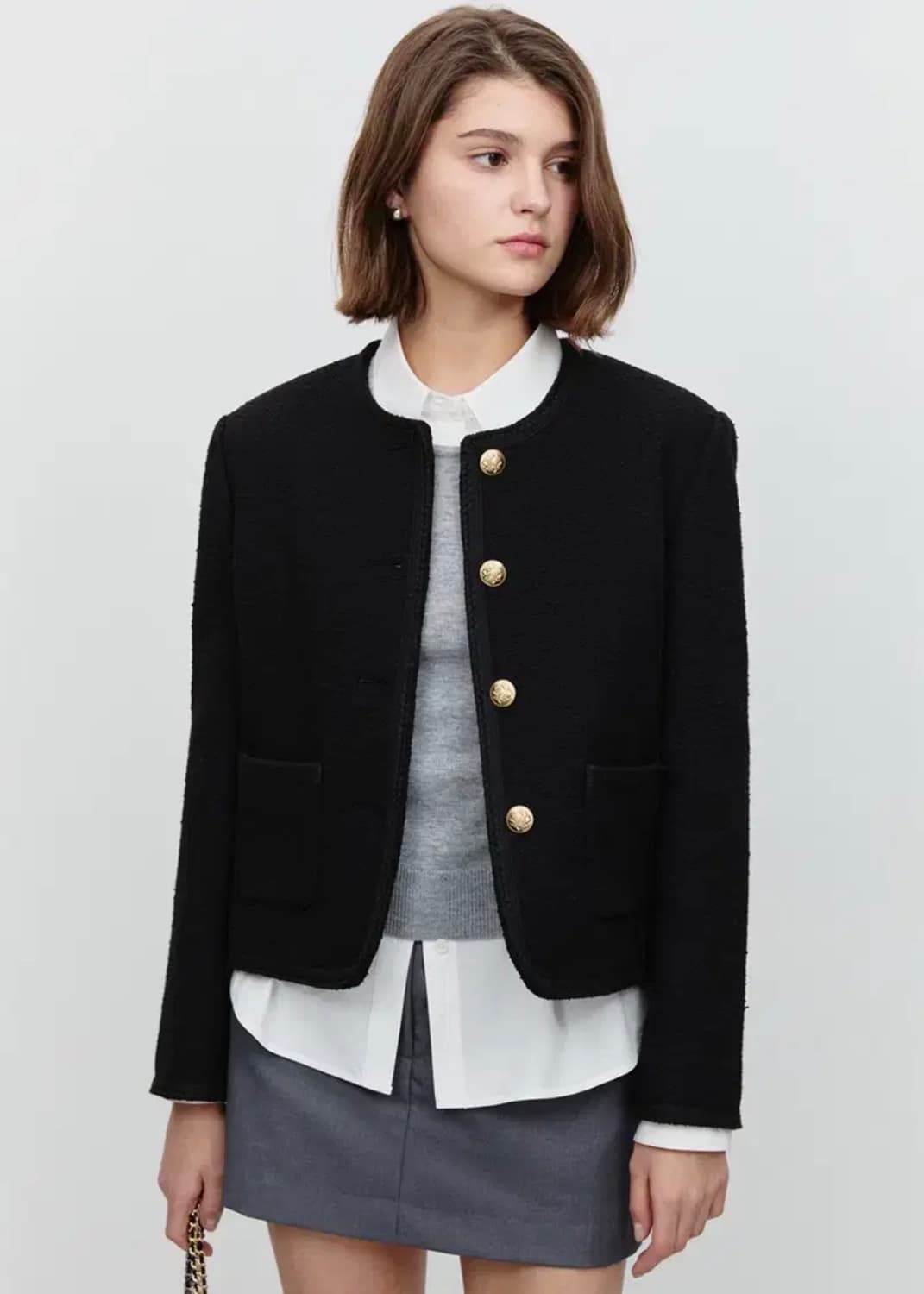 던스트 트위드자켓 M 상품이미지7