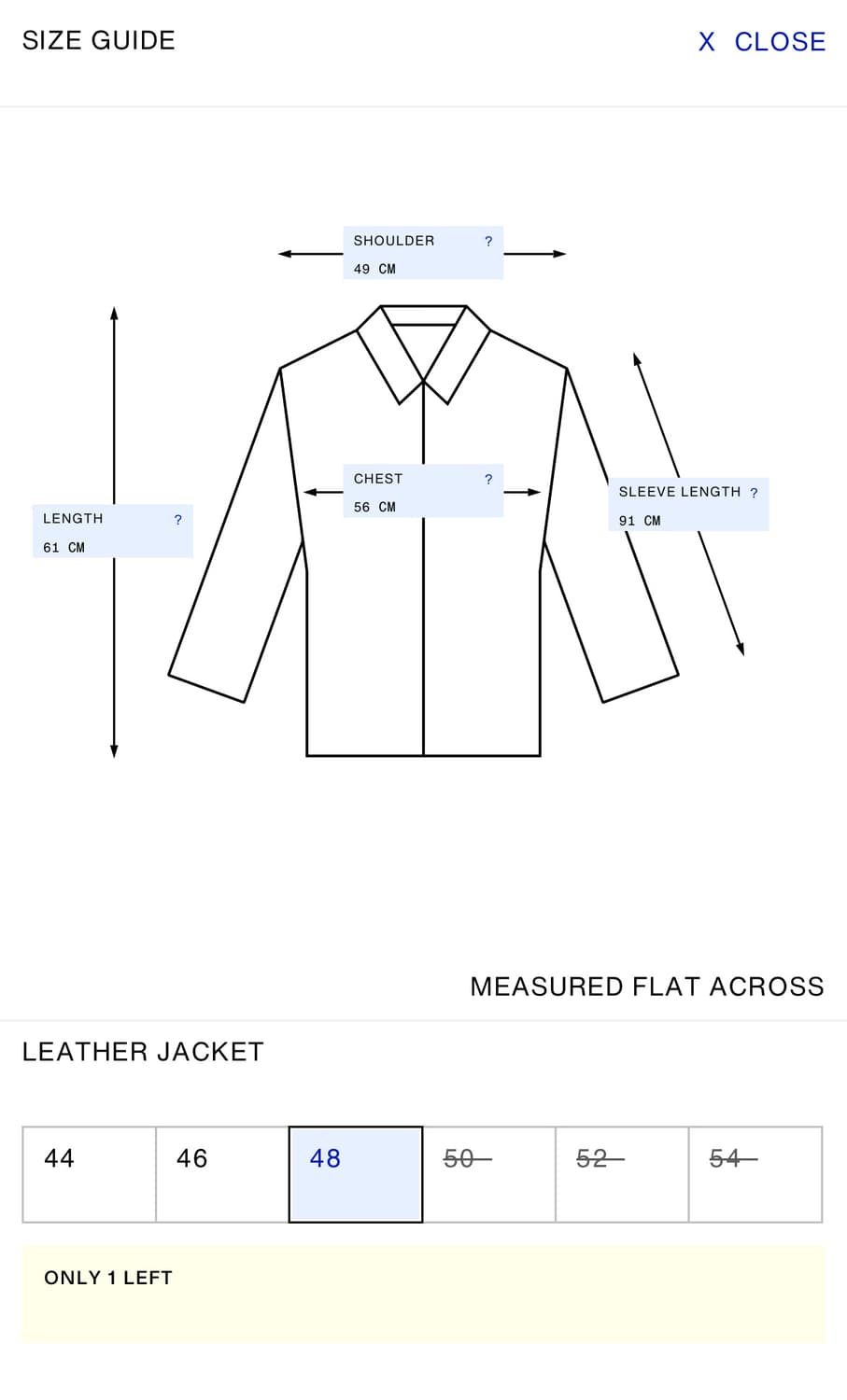 Acne leather jacket 48size 상품이미지4