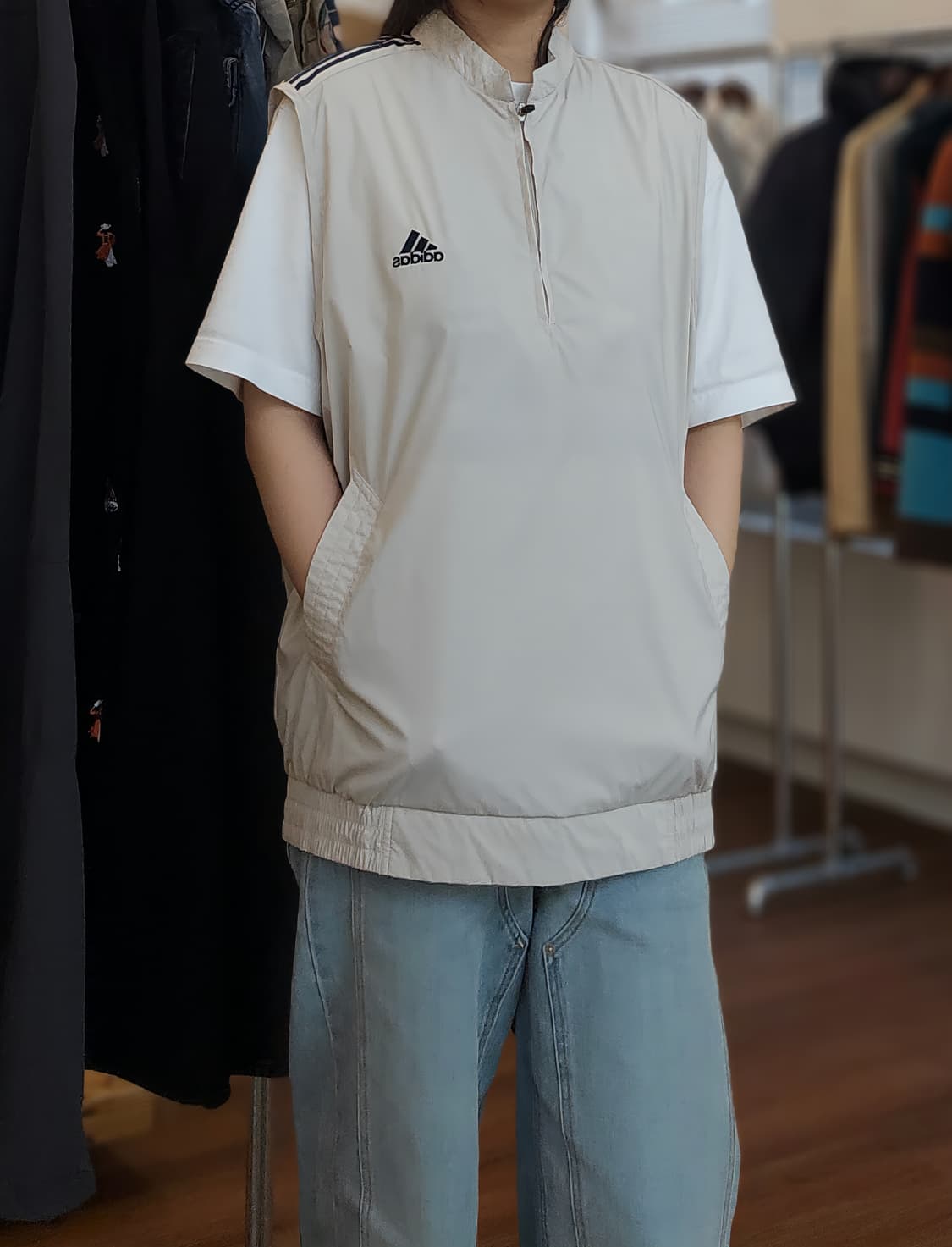 아디다스 하프집업 나일론 베스트 상품이미지2