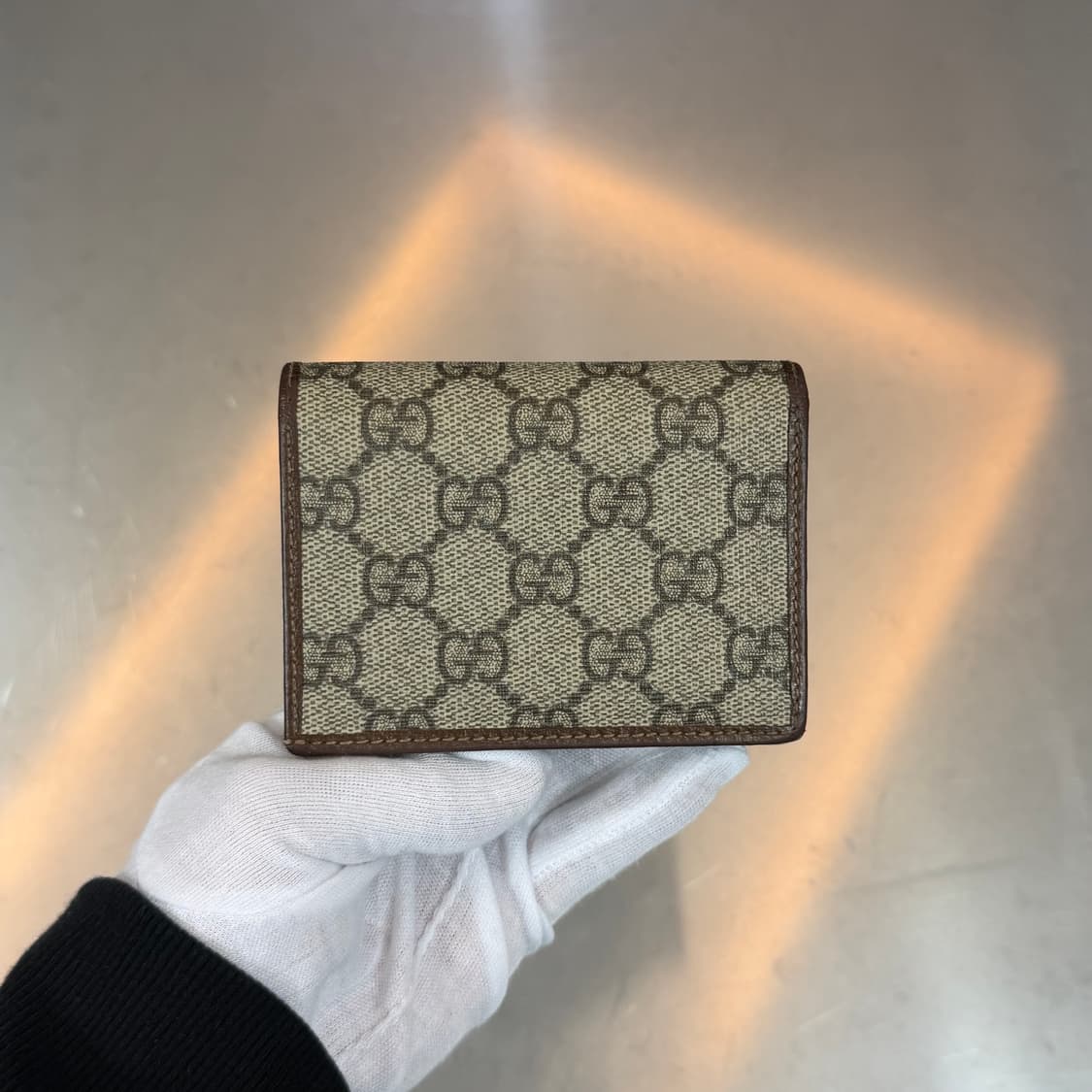 [리오브전포점] 구찌 홀스빗 1995 카드 케이스 지갑 브라운 상품이미지2