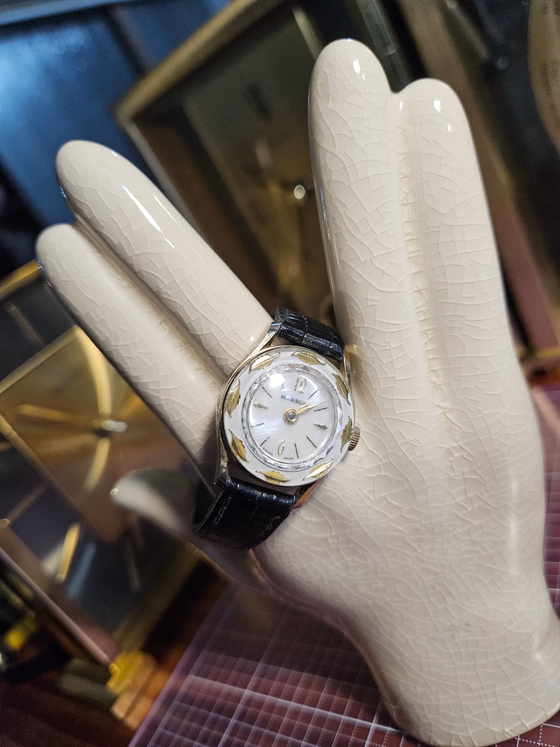 MANSON 맨손, 스위스  핸드와인딩 (수동) 빈티지 여성 손목시계 상품이미지1