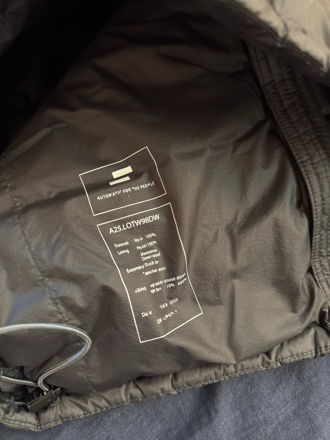 오토매틱 포 더 피플 경량 패딩 2사이즈 상품이미지3