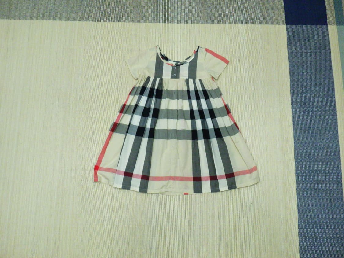 (10Y) burberry 버버리 칠드런 키즈 체크 원피스 상품이미지1