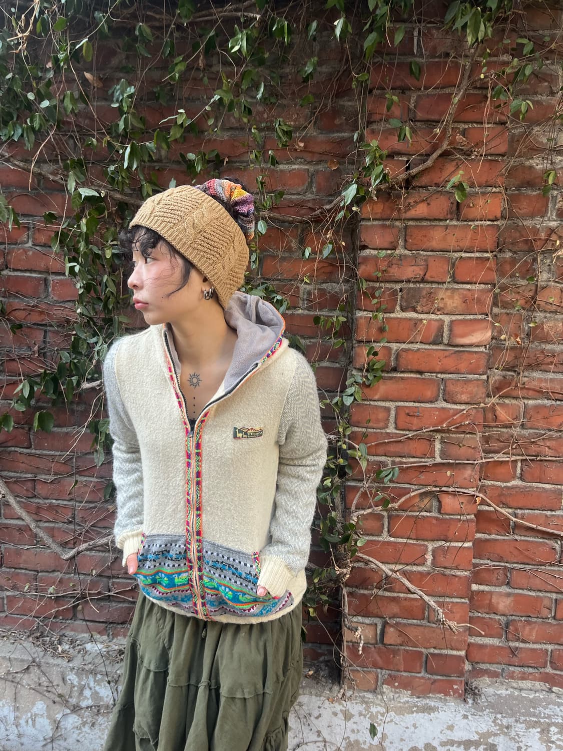 티티카카 울 플리스 후드집업 상품이미지1