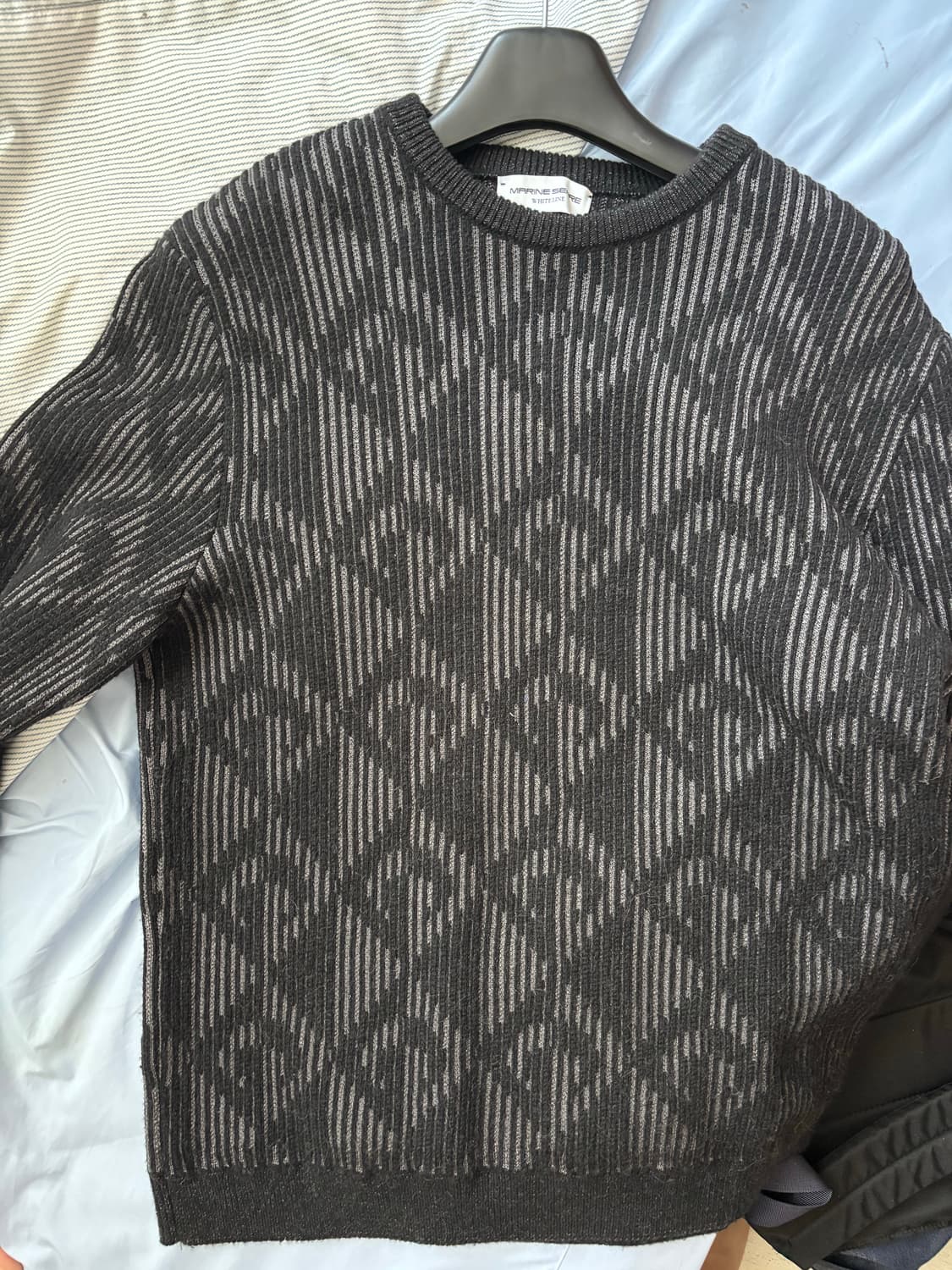 마린세르 문 자카드 니트  상품이미지1