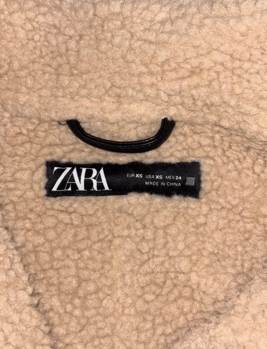 ZARA 가죽 무스탕 저켓 상품이미지4