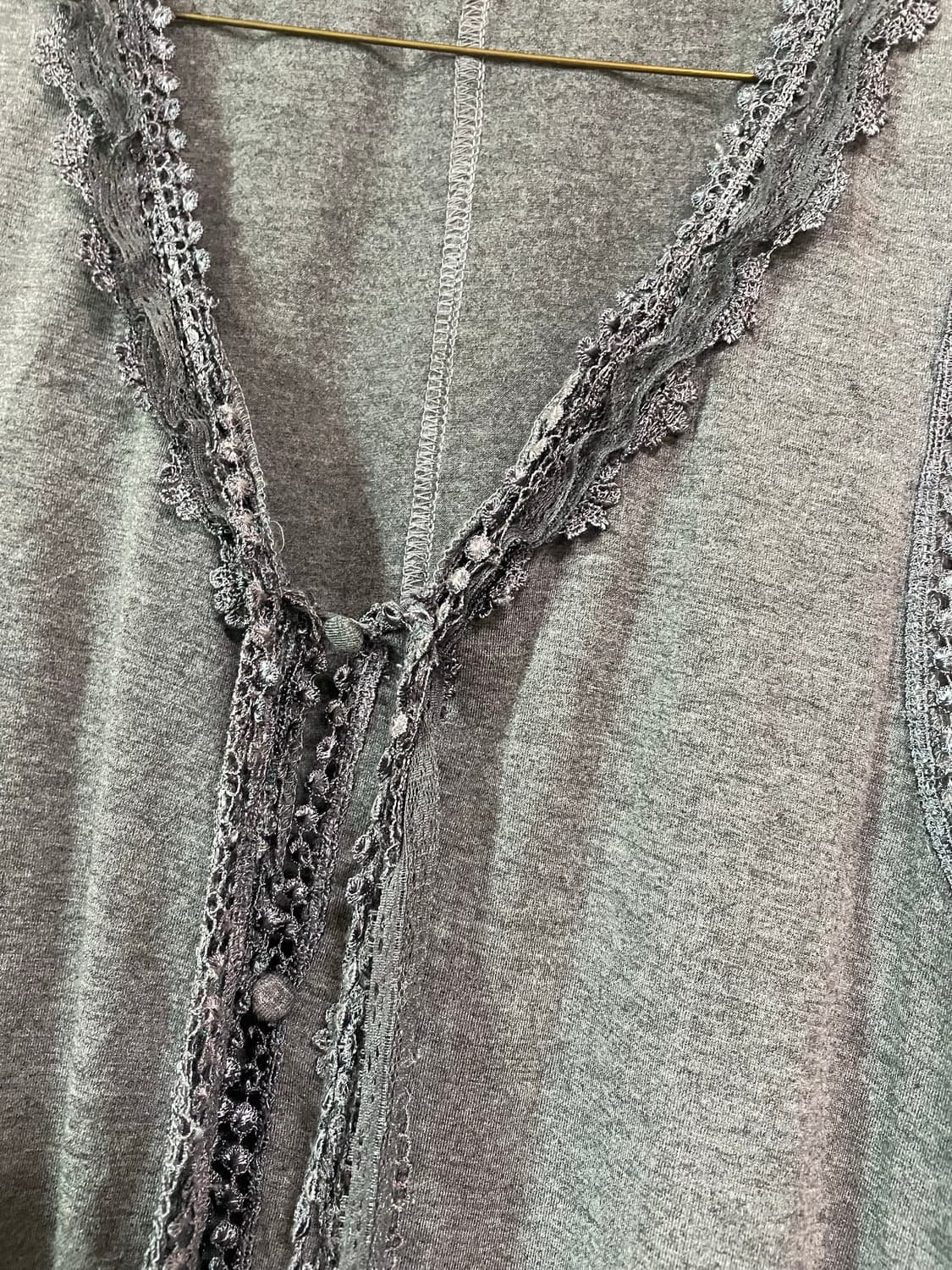 boho lace layered vest 상품이미지5