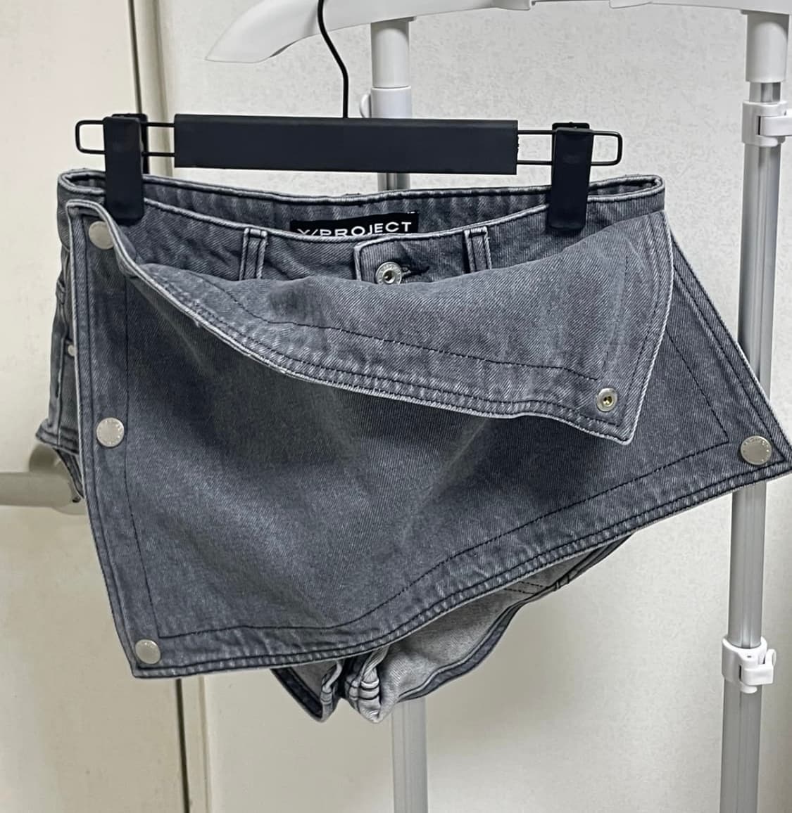 Y/project 와이프로젝트 패널 데님셔츠 스커트 상품이미지2