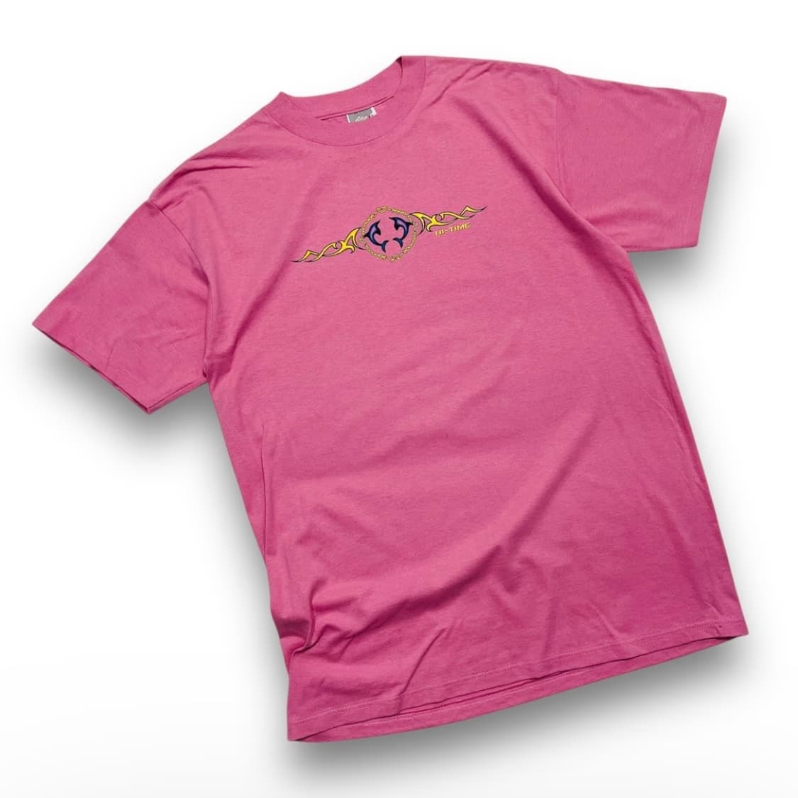 JERZEES 돌핀 트라이벌 핑크 반팔 빈티지 티셔츠 상품이미지1