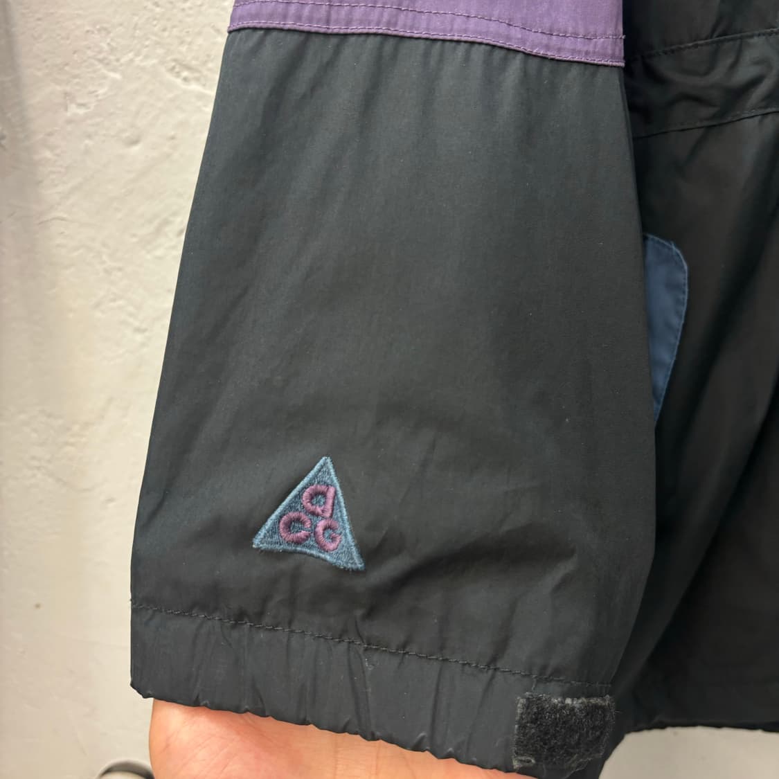 90s 삼나스포츠 나이키 ACG 올드스쿨 배색 바람막이 자켓 L 상품이미지6