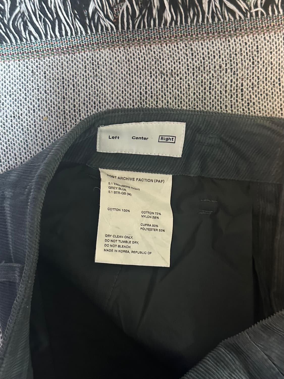 [m] paf 5.1 trouser right gray  상품이미지4