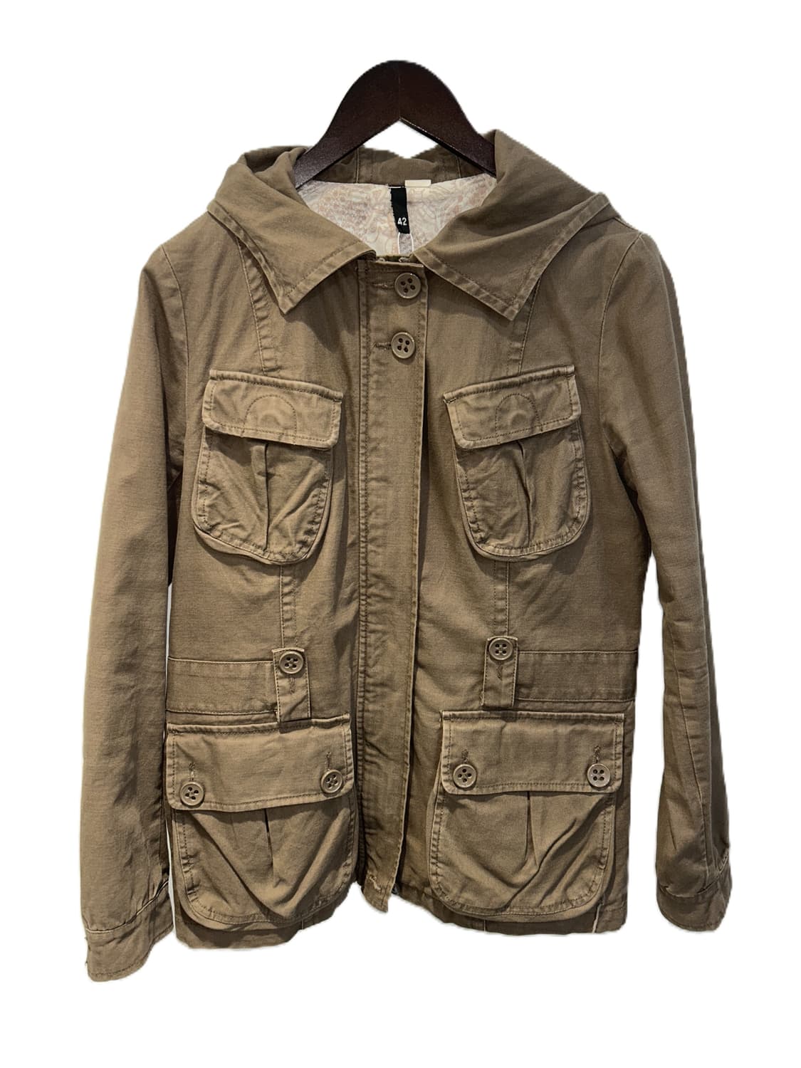 빈티지 브라운 사파리 자켓 상품이미지1