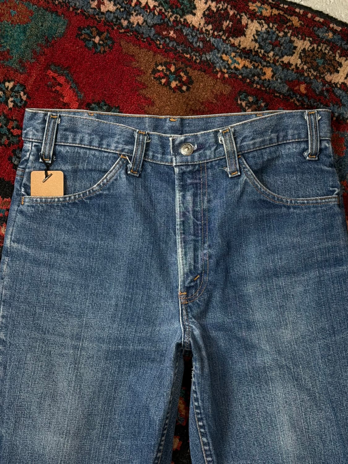 80's USA Made 빈티지 리바이스 646 벨바텀 부츠컷 오렌지탭 상품이미지5