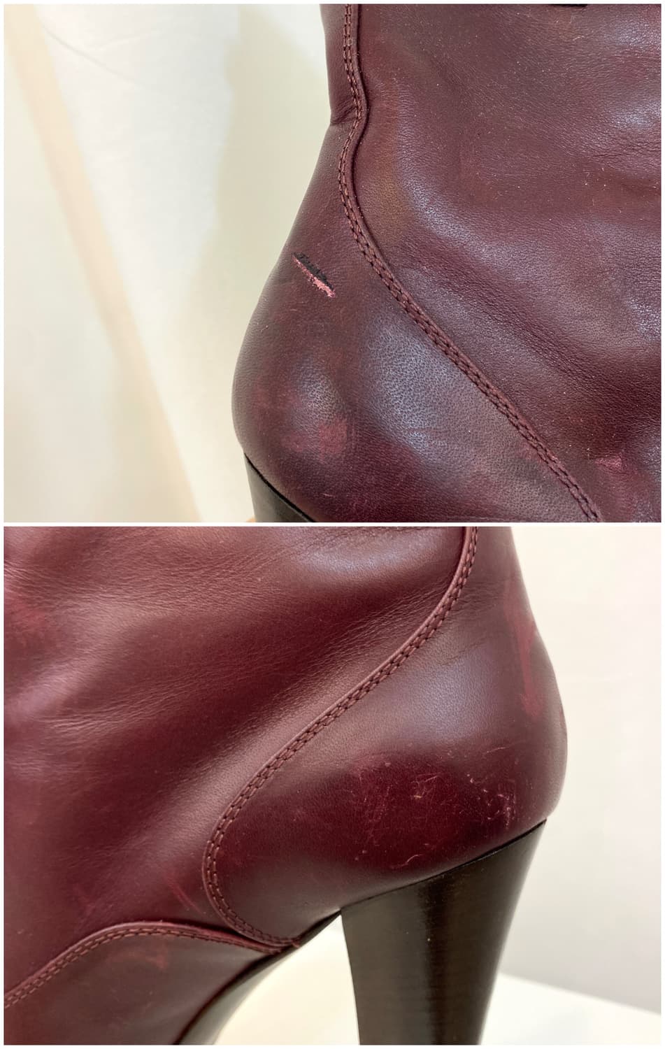 [245] 보테가베네타 레더 앵클 부츠 38 상품이미지10