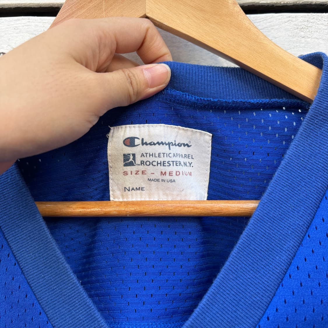 Champion 챔피온 made in usa 메쉬 반팔 티셔츠 상품이미지3