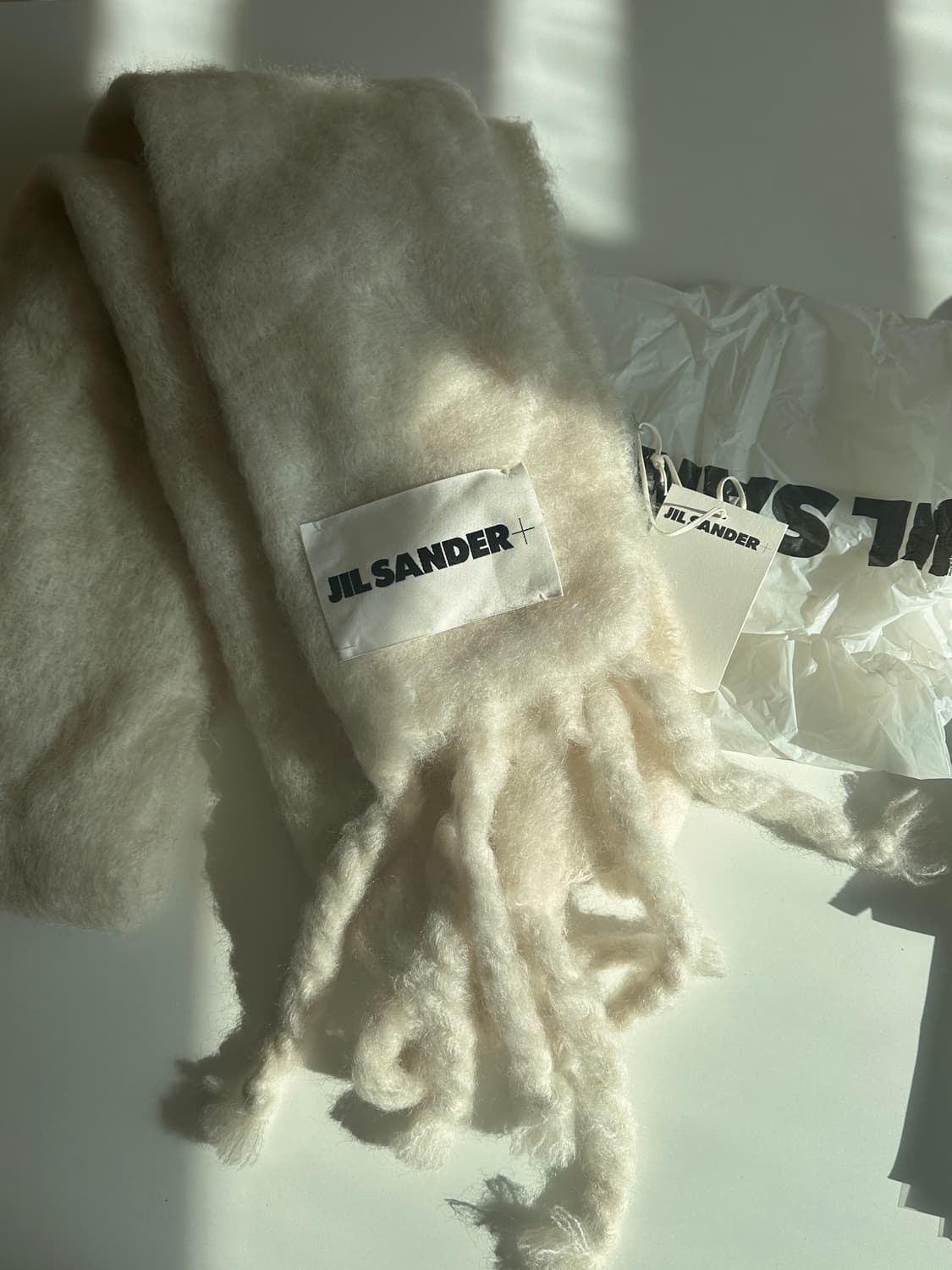 질샌더 모헤어 머플러 J40TE0118J40041100 상품이미지4