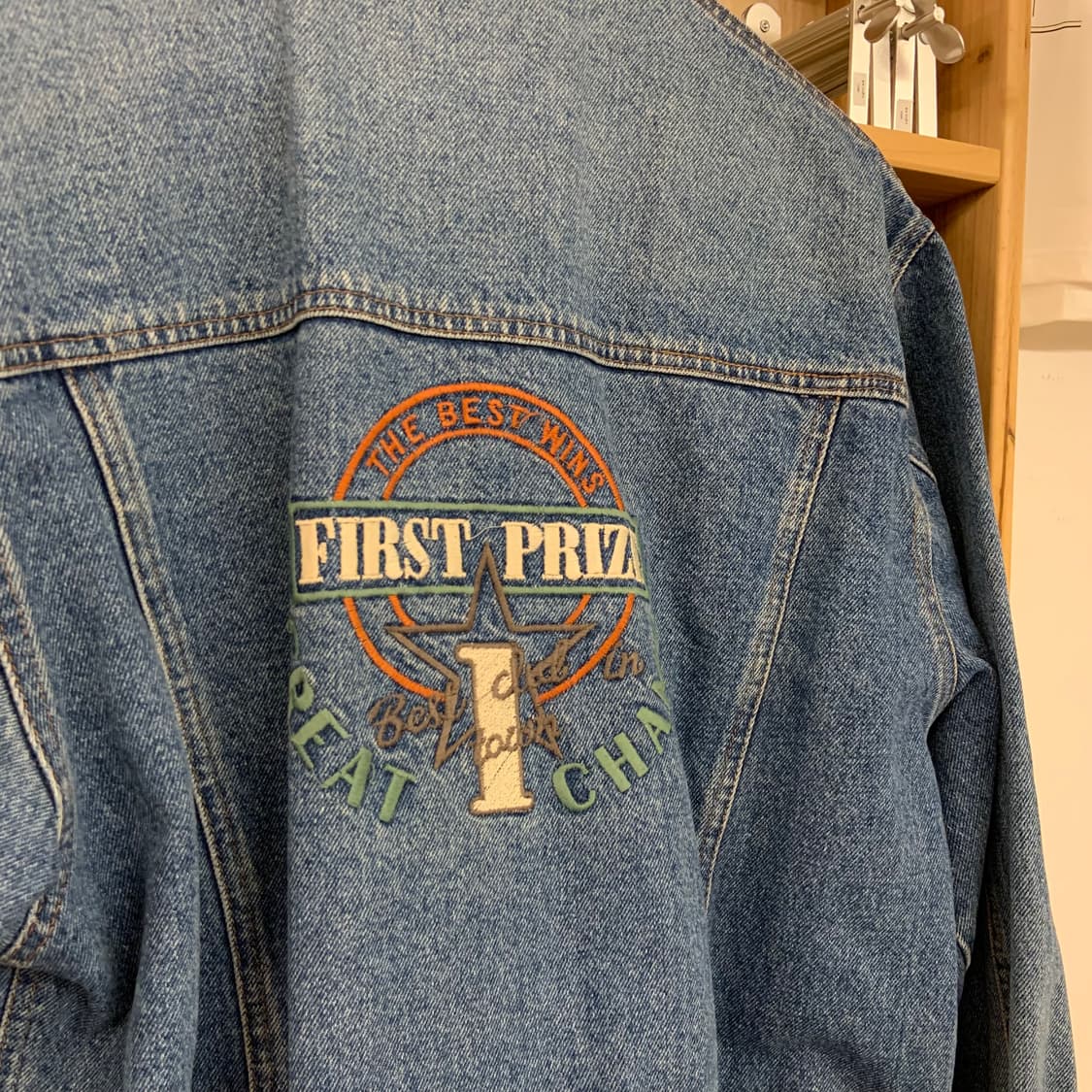 USA 빈티지 자수 트러커 자켓 상품이미지6