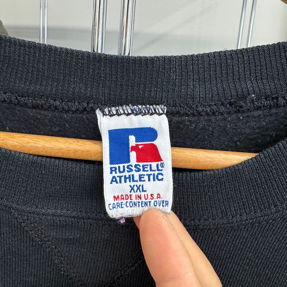 90s 러셀 빈티지 스웻셔츠 맨투맨 made in USA (2XL) 상품이미지5